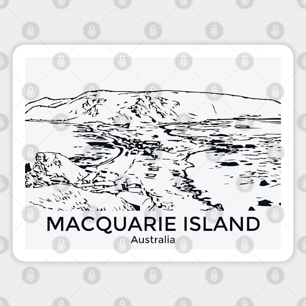 Macquarie Island - Australia Magnet by Lakeric